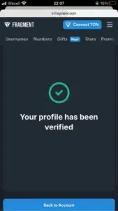 Fragment.com верифицированный купить